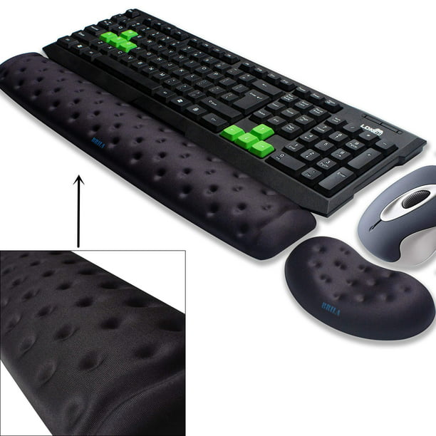 Laptop 2 Pack, Cute Cat Paw Typing Office /& Home Mouse Pad Wrist Support Gaming Memory-Foam Keyboard Wrist Rest Set Pain Relief for Computer